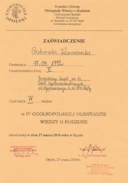 articles: dyplom Gabrieli Korczewskiej finalistka wiedza o rodzinie.jpg